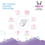 Skin-friendly technology features of Nappee Premium Baby Diapers